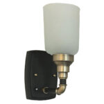 Wall Sconce - Soft Gold & Matte Black